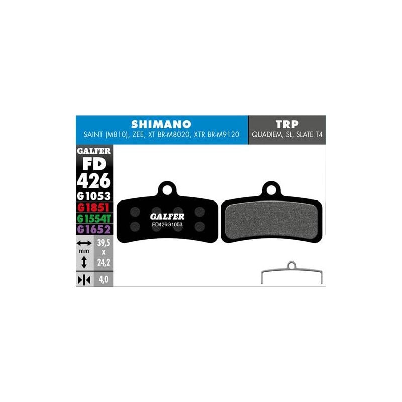 Galfer Pastillas Shimano Saint BR-M810, Zee