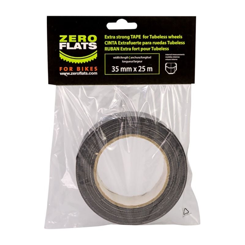 Cinta para Llanta técnica Tubeless Tape 35mm x 25m Zero Flats