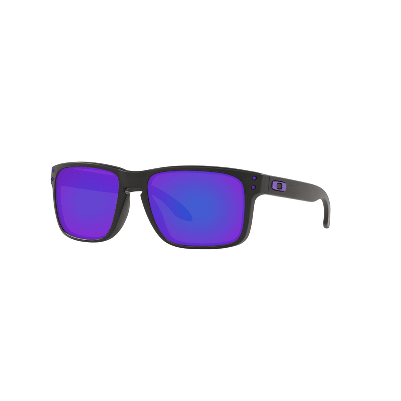 Lentes de Sol Oakley Holbrook Negro Mate Violet Iridium