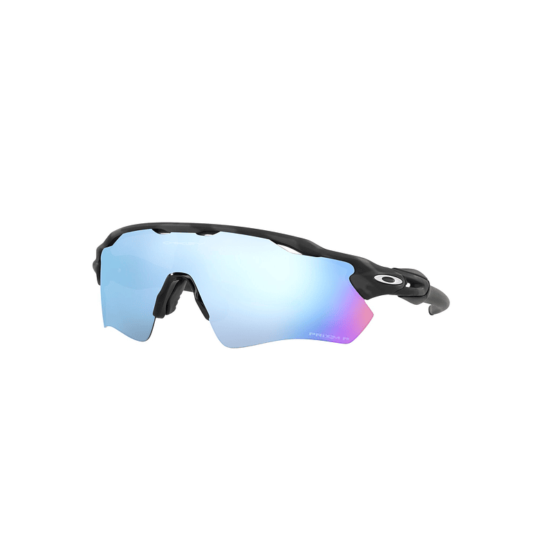 Lente de Sol Oakley Radar Ev Path  Marco Matte Black Camo  Lente Prizm Deep Water Polarized  Calibre 38 Polarized 