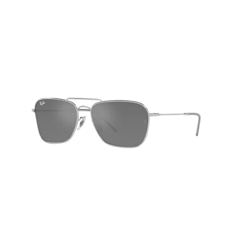 Ray-Ban Caravan Reverse Gunmetal Lente Plateado