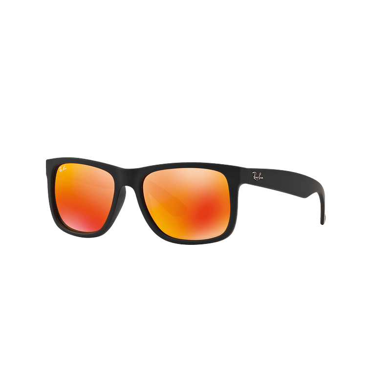 Lentes de Sol  Ray-Ban Justin Color Rojo Espejado  RB4165