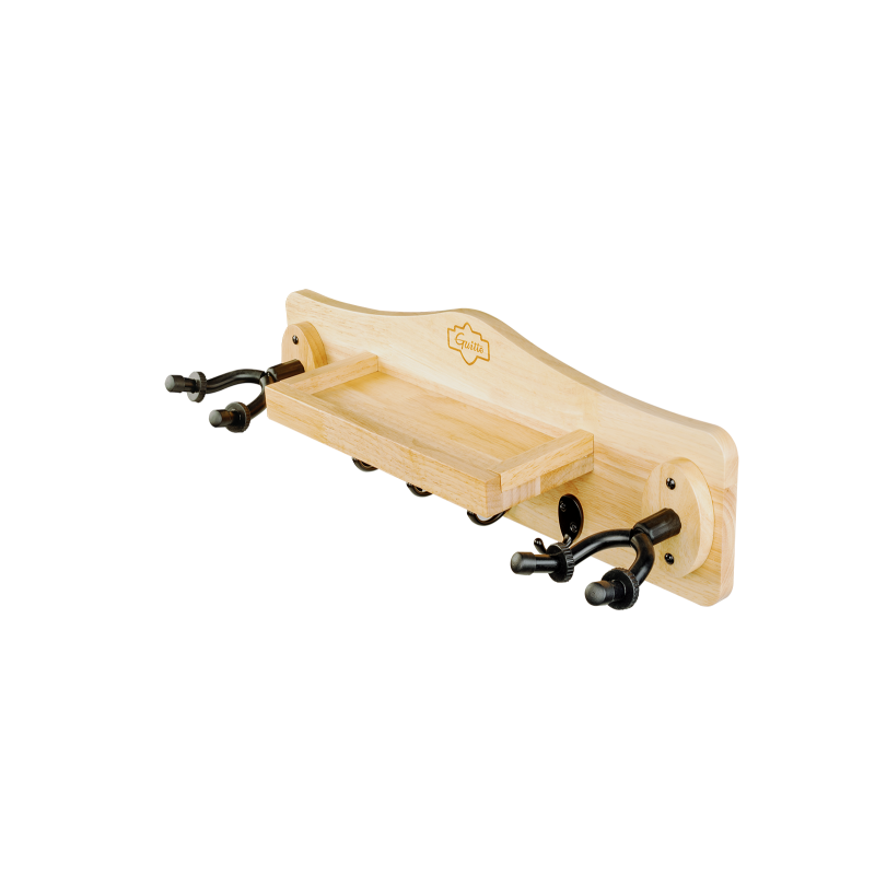 Soporte de Pared Multifuncional para 2 Guitarras Guitto