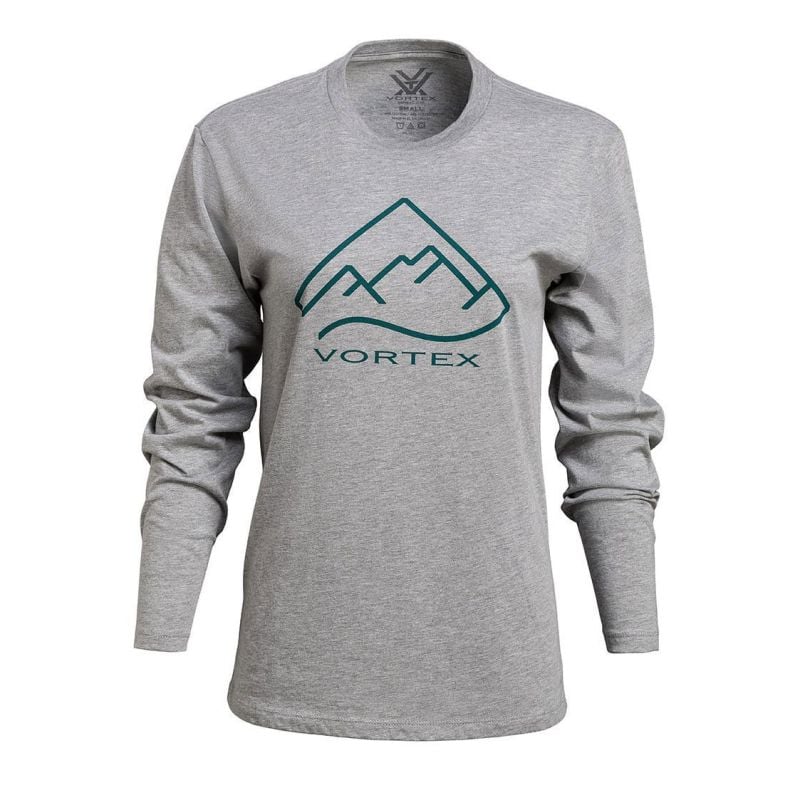 Polera Manga Larga de Mujer Vortex Alpine Gris