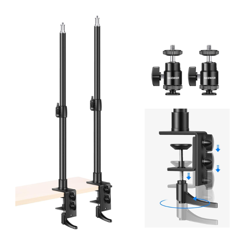 Soporte de Escritorio con Abrazadera C (Pack 2) Neewer