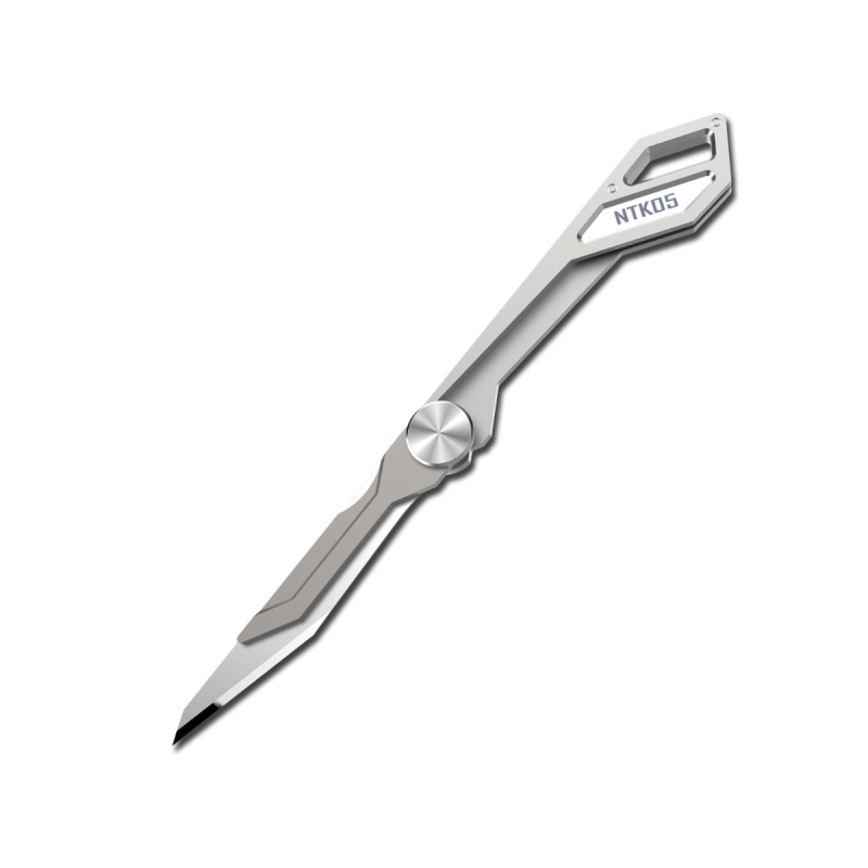 Cuchillo llavero con bisturí plegable de titanio Nitecore NTK05