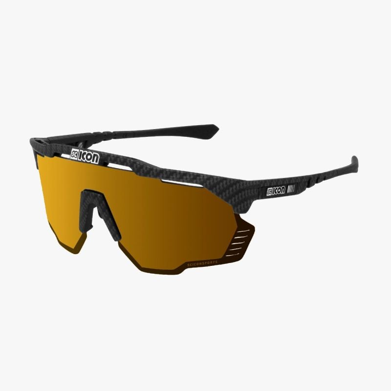 Lentes Scicon Sports Aeroshade Kunken Carbón Bronce Espejado