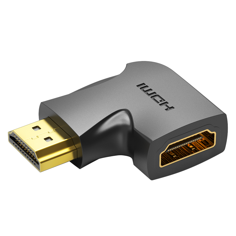 Adaptador HDMI macho a HDMI hembra en 270° Vention