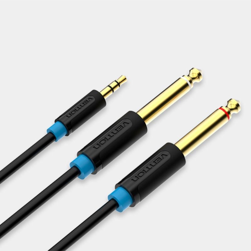 Cable de 3.5mm a Doble jack de 6.5mm - Vention