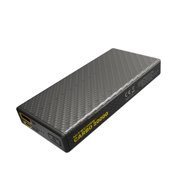 Power Bank ligero ligero Nitecore Carbo 20000 QC de 20000 mAh