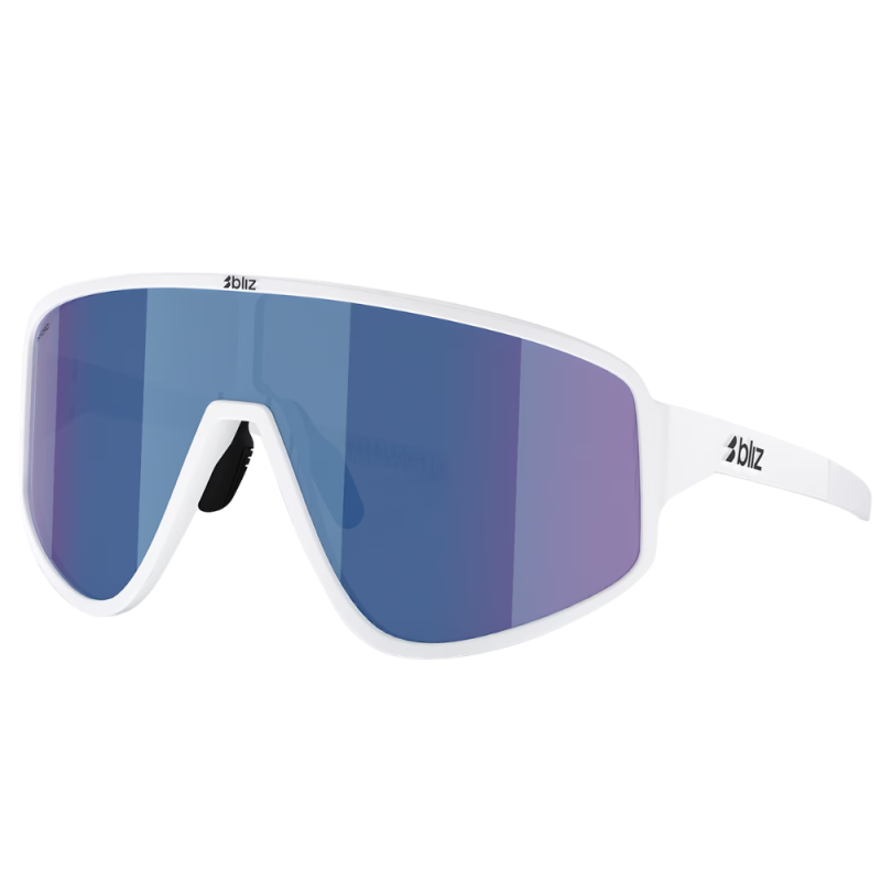 Lentes deportivos Bliz A004 Matte White Blue 0ZB7020