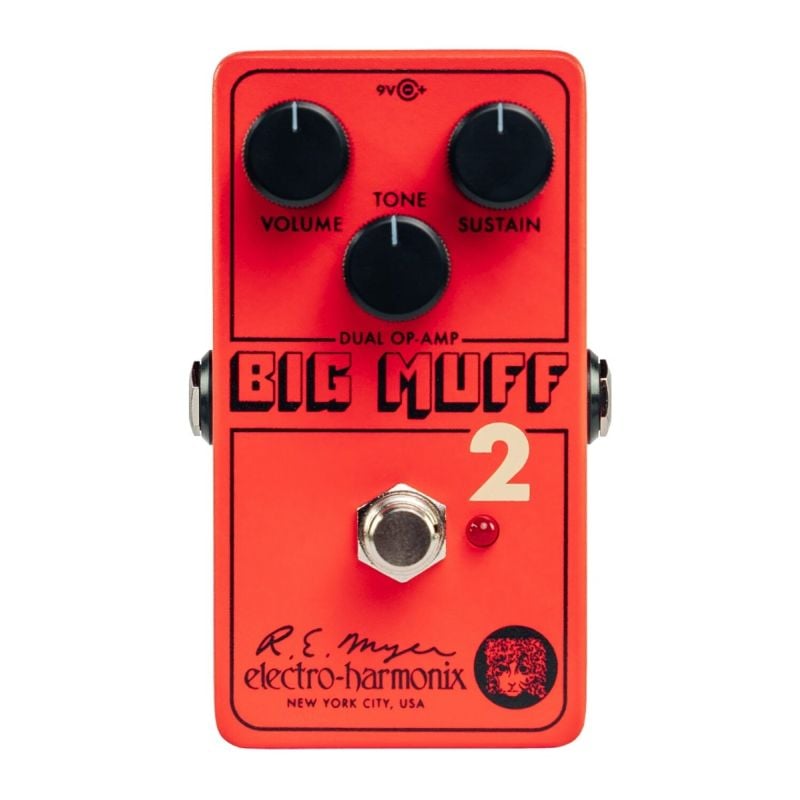 Pedal Electro-Harmonix Big Muff Pi 2 de Fuzz Analógico Nano
