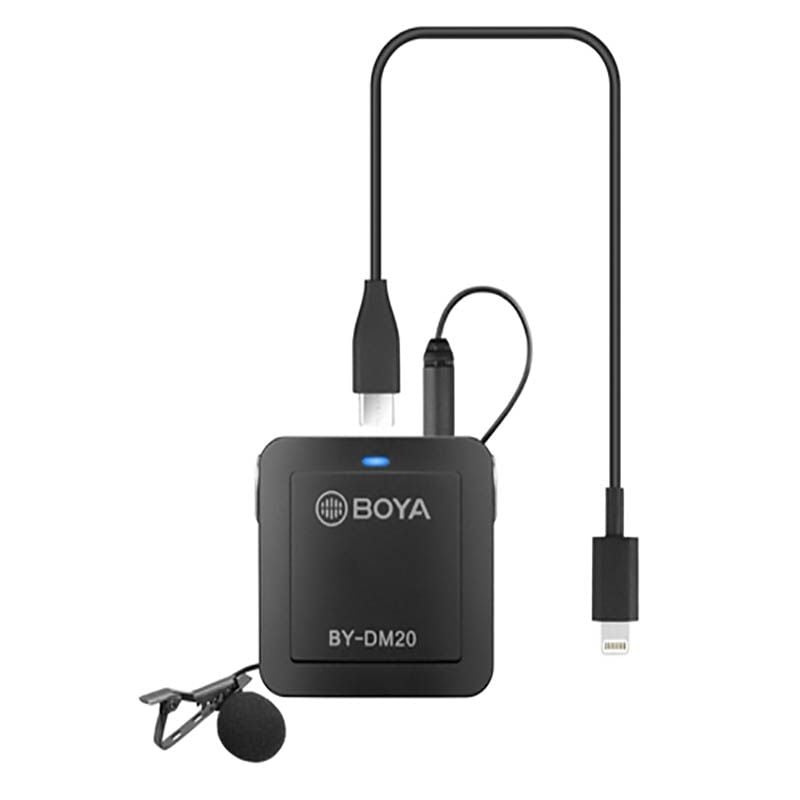 Kit de grabación de doble canal Boya BY-DM20