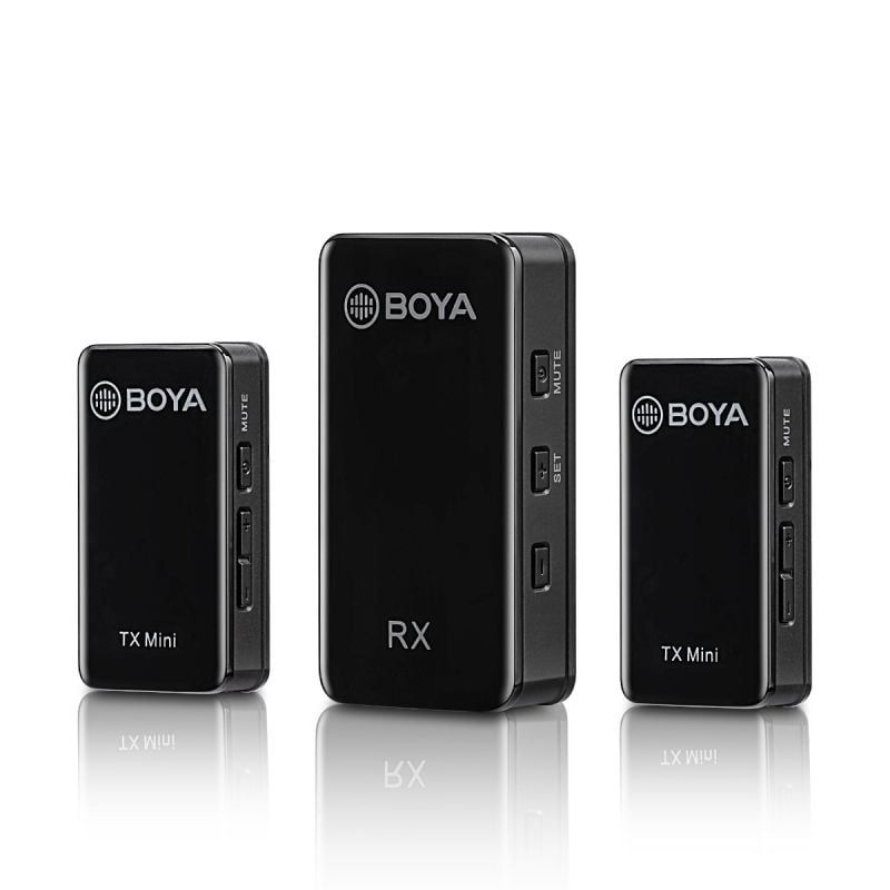 Sistema de Micrófono Inalámbrico Doble Boya BY-XM6-S2