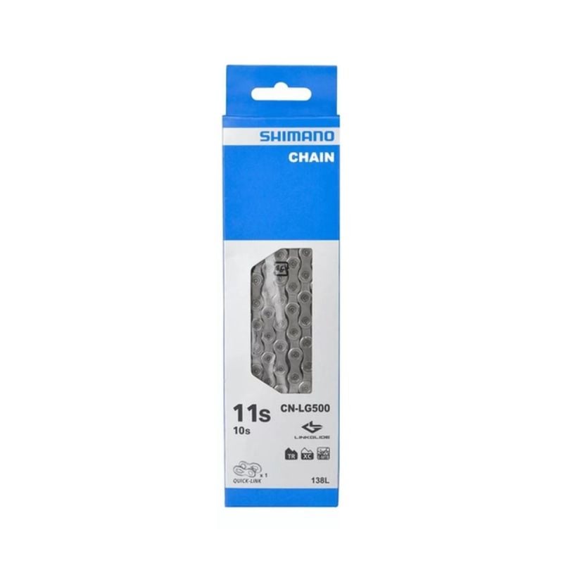 CADENA CNLG500 SHIMANO 138LINKS LINKGLIDE 9/10/11 VEL. QUICK-LINK EMPAQUE