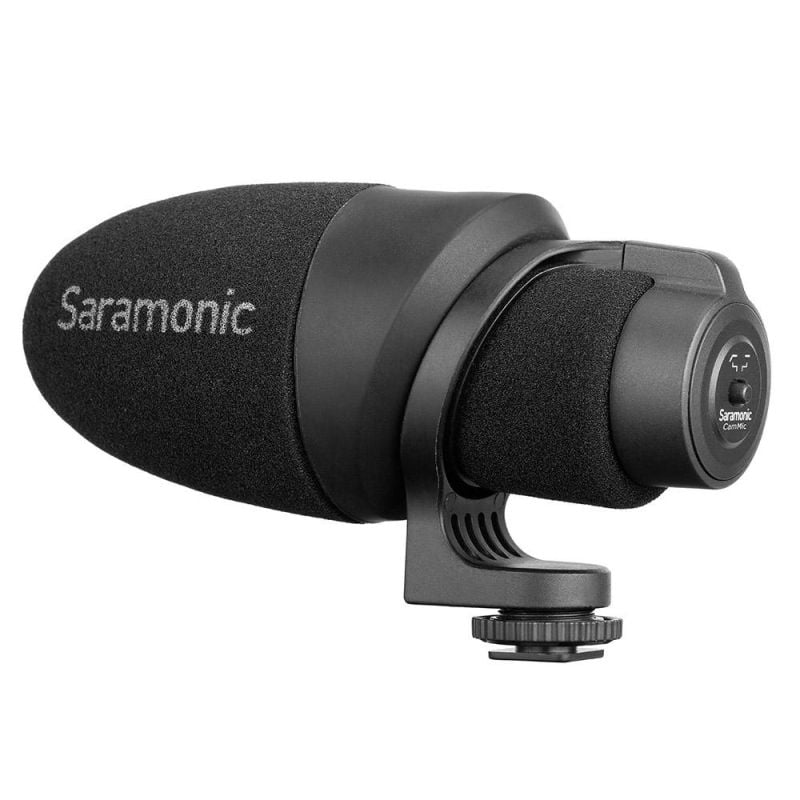 Micrófono Shotgun Saramonic Compacto para Cámaras DSRL o Smartphone