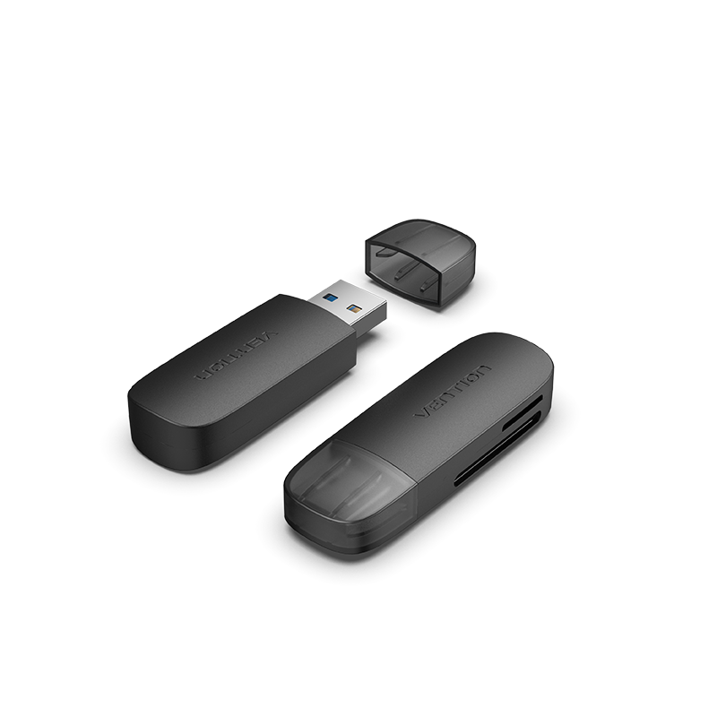 2 en 1 Lector Tarjetas de USB 3.0 SD+TF - Vention