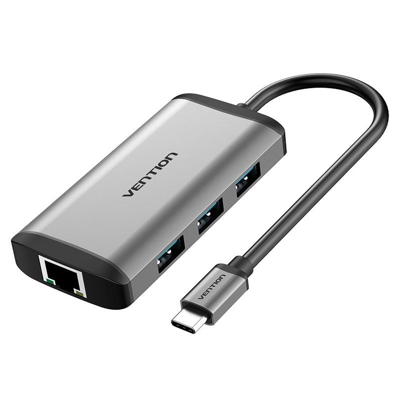 Hub 6 en 1 HDMI 4K/ USB3.0/ PD/RJ45 - Vention