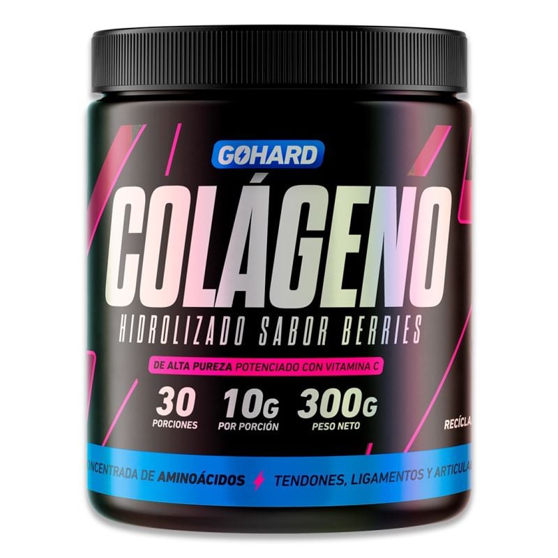 Colageno Hidrolizado GoHard 300g Berries 