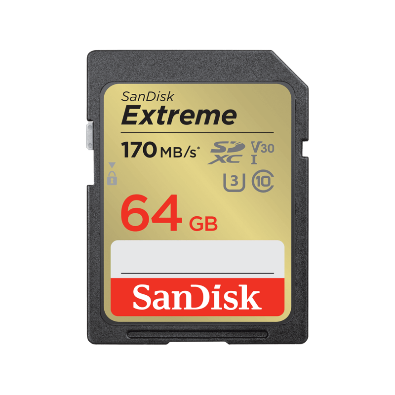 Tarjeta de Memoria SanDisk Extreme SD UHS-I 64GB 
