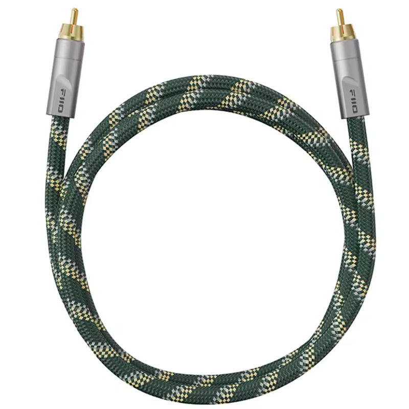 Cable Coaxial Digital FiiO LINK-RCA2 RCA S/PDIF de 75 Ω HiFi OCC
