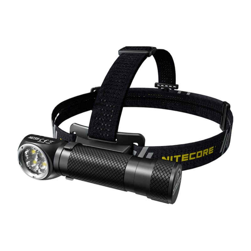 Linterna frontal recargable por USB Nitecore HC35 de 2700 lúmenes