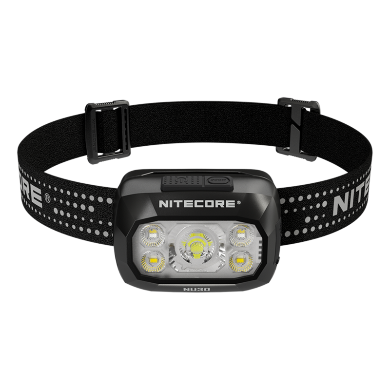Linterna frontal recargable por USB-C Nitecore NU30 de 500 lúmenes