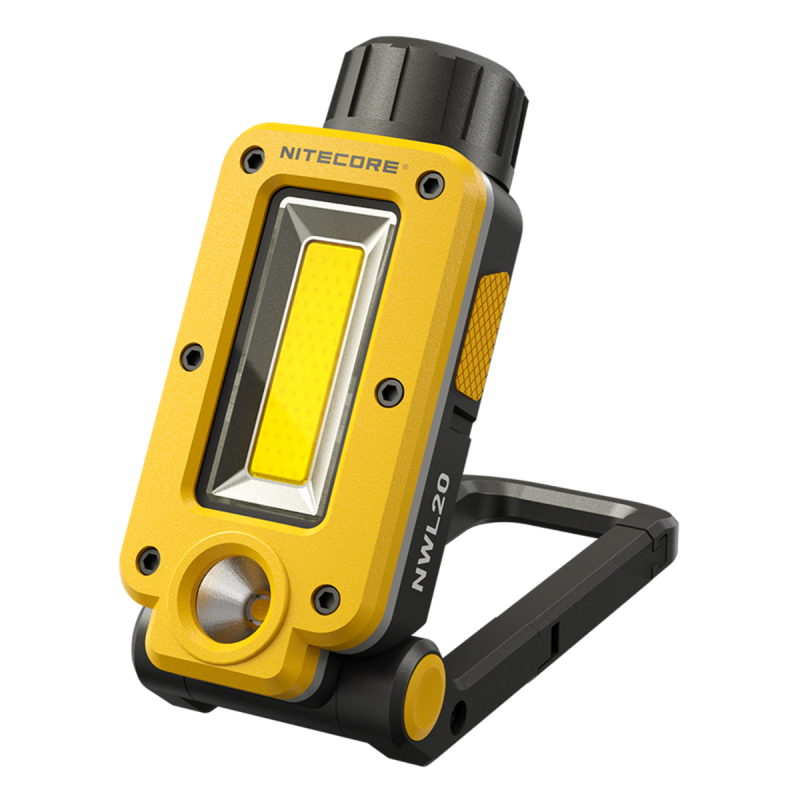 Luz de Trabajo mecánica recargable COB Nitecore NWL20 de 600 lúmenes