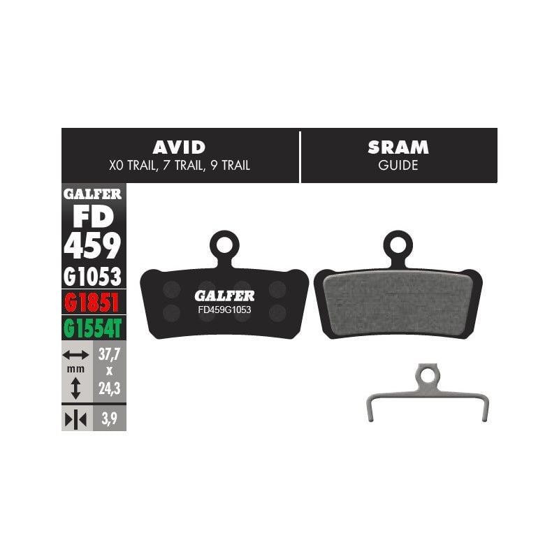 Galfer Pastillas Avid X0 Trail, 7 Trail, 9 Trail, Guide 