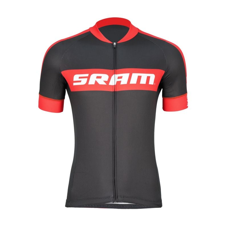 Jersey Sram Ruta Negro / Rojo