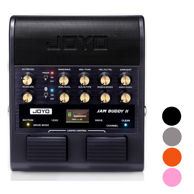 Amplificador Portátil Joyo para Guitarra con Multiefectos, Bluetooth y Looper 