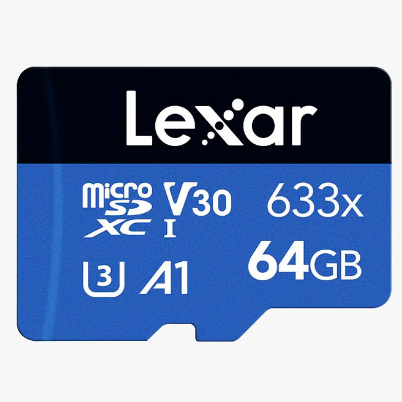 Tarjeta de Memoria Lexar microSDXC 64GB UHS-I U3 Hasta 100 MB/s