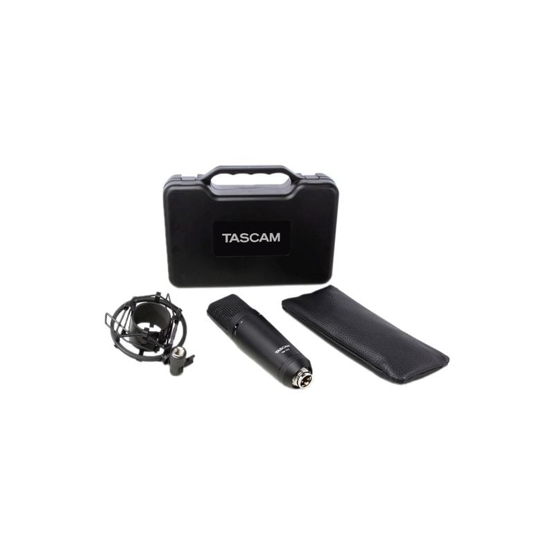 Micrófono Condensador de Estudio con Shockmount Tascam TM-180