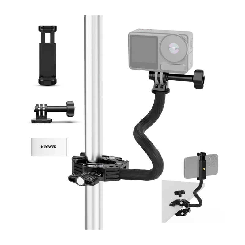 Kit Soporte con Abrazadera Súper y Brazo Flexible Neewer