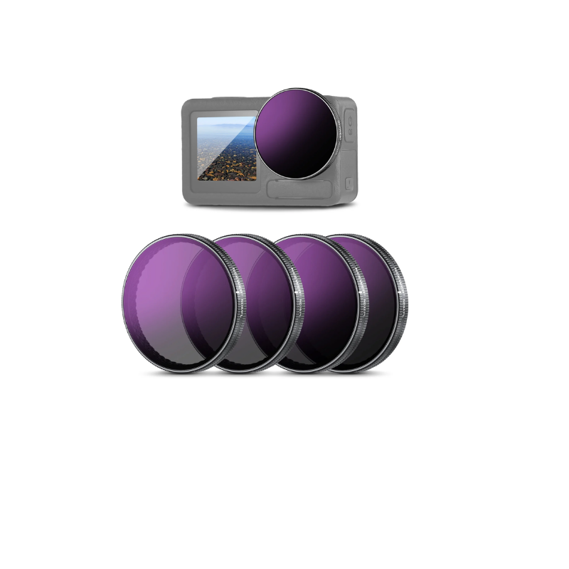 Kit Filtros ND, CPL y ND/PL para DJI Osmo Action 3, 4 y 5 Pro Neewer