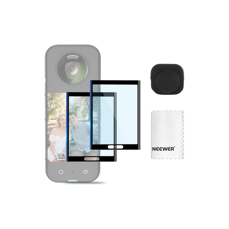  Kit Protector de Pantalla y Lente para Insta360 X5 / X4 Neewer