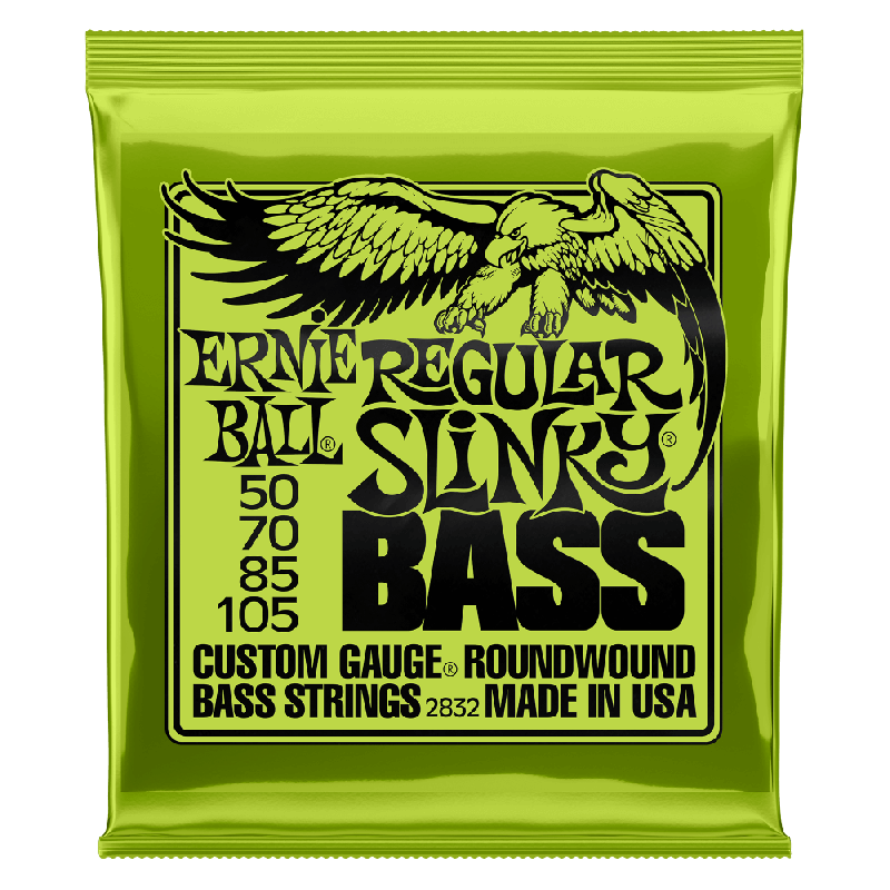 Juego de Cuerdas para Bajo 50/105 Ernie Ball Bass Regular Slinky 
