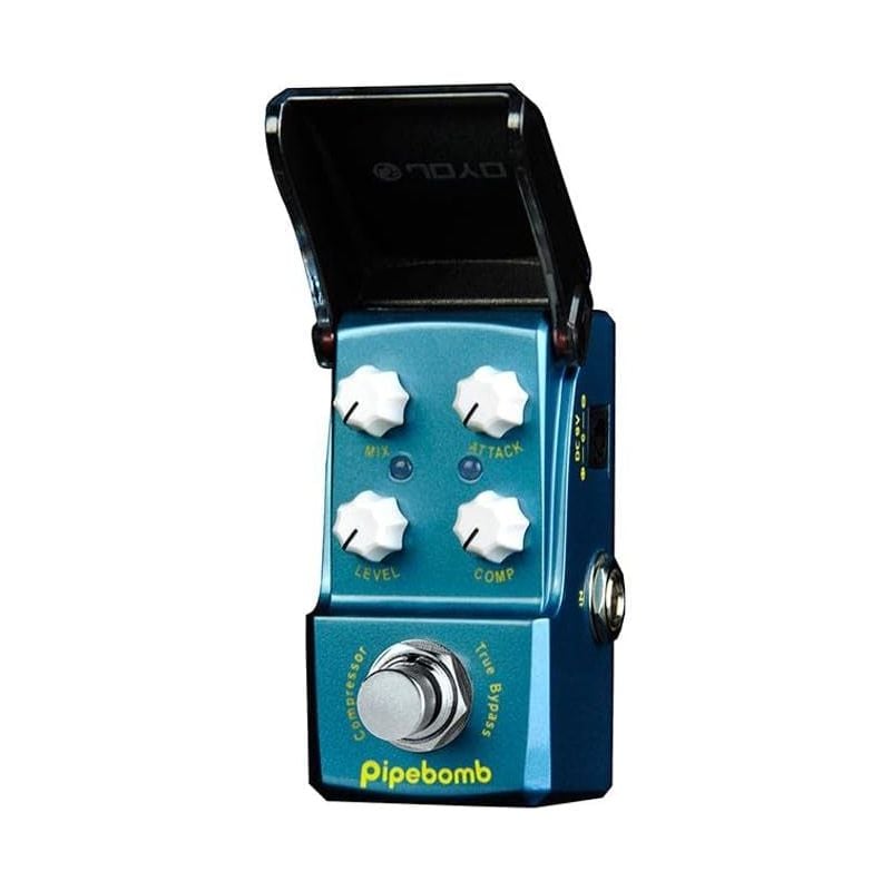 Compressor Mini Pedal True Bypass Joyo para Guitarra Eléctrica JF-312