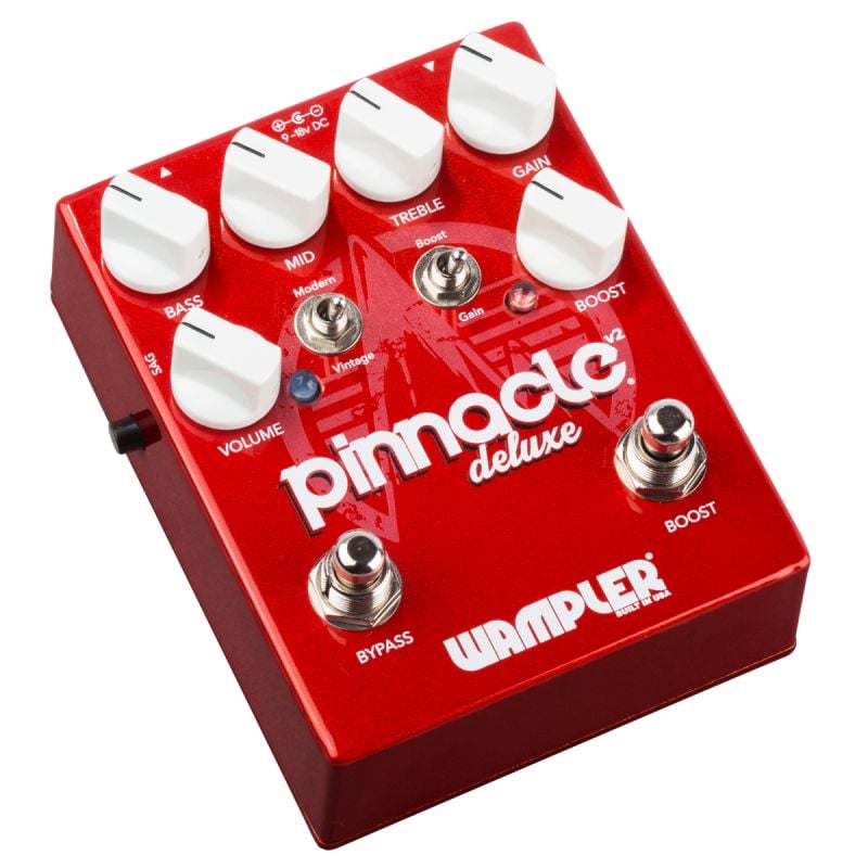 Pedal Wampler Pinnacle Deluxe Brown Sound British Distortion Con  Boost