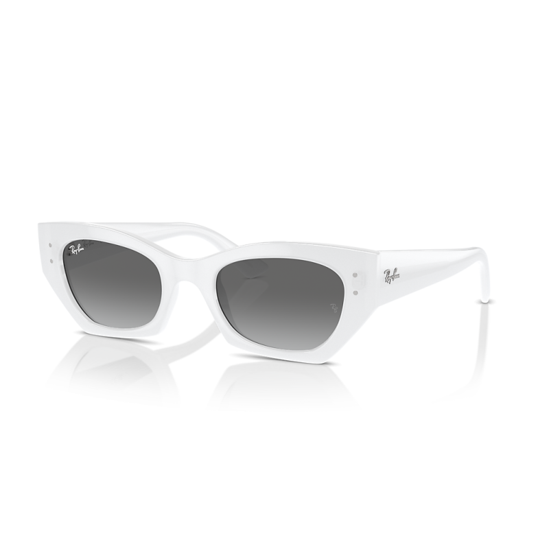Ray-Ban Zena ORB4430 White Snow Grey Gradient