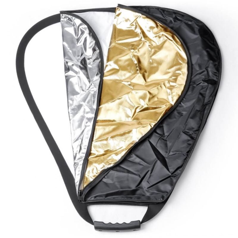 Reflector en triangulo 5 en 1 de 60cm con grip y bolso - Neewer