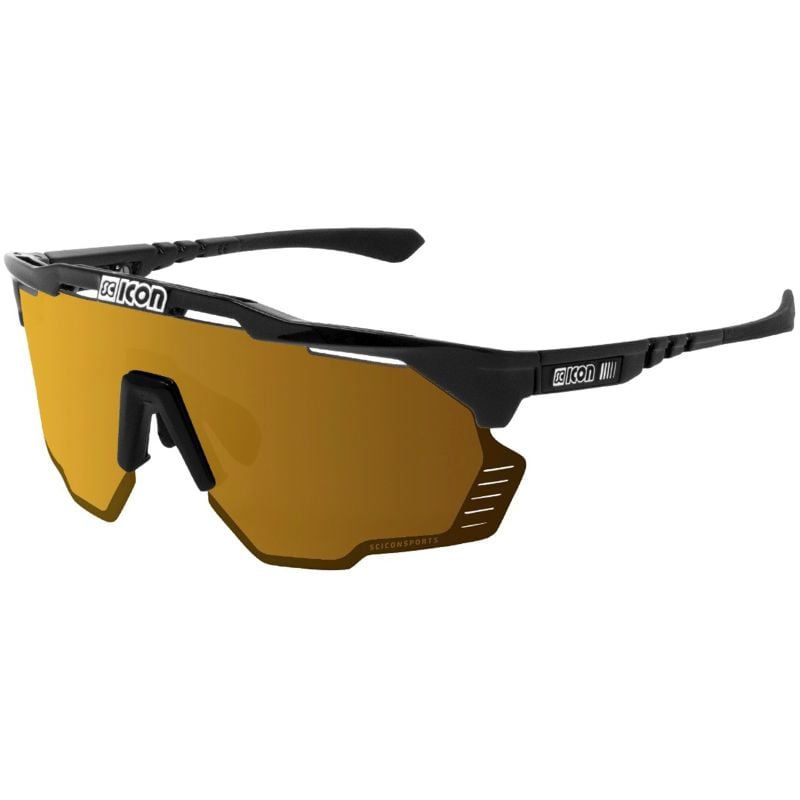 Lentes Scicon Sports Aeroshade Kunken gold negro + mica transparente