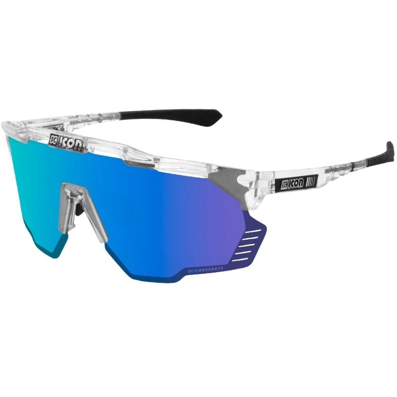 Lentes Scicon Sports Aeroshade Kunken White Azul, transparente + mica transparente