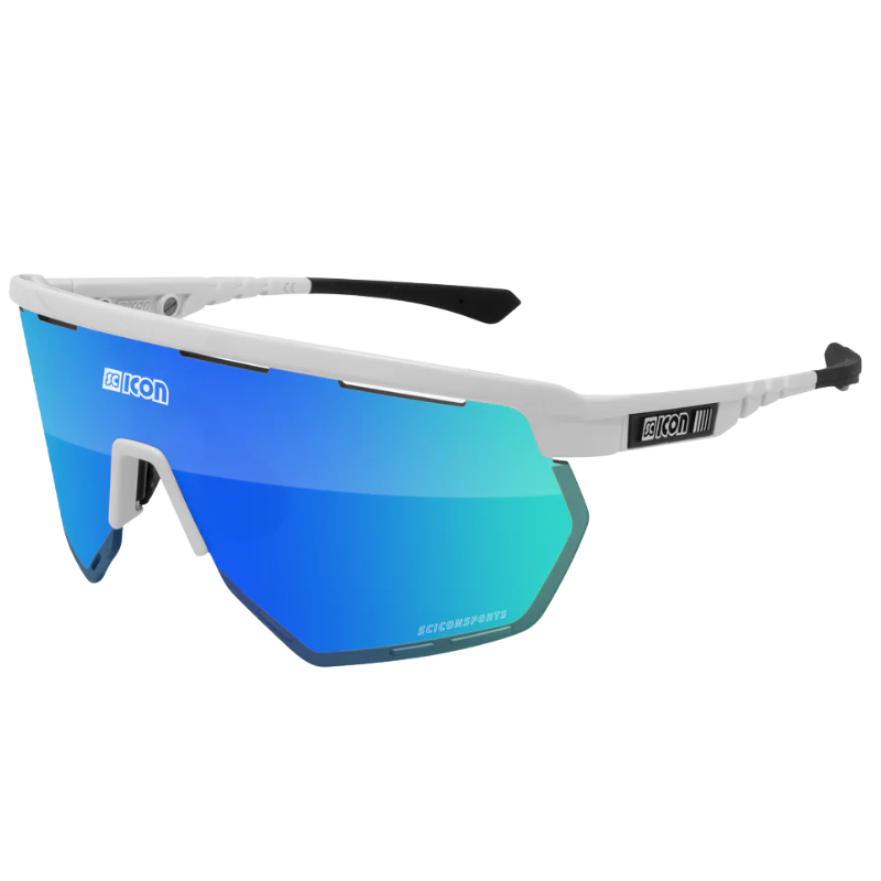 Lentes Scicon Sports Aerowing White Multimirror Blue
