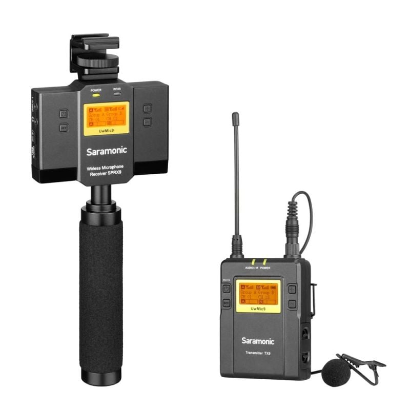 Sistema de Micrófono Inalámbrico Omni Lavalier para Smartphone Saramonic UwMic9
