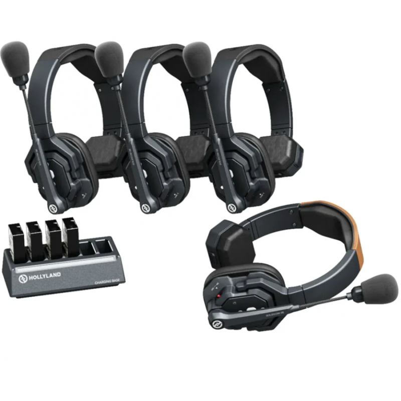Sistema Hollyland SolidCOM SE Wireless Intercom 4 Usuarios