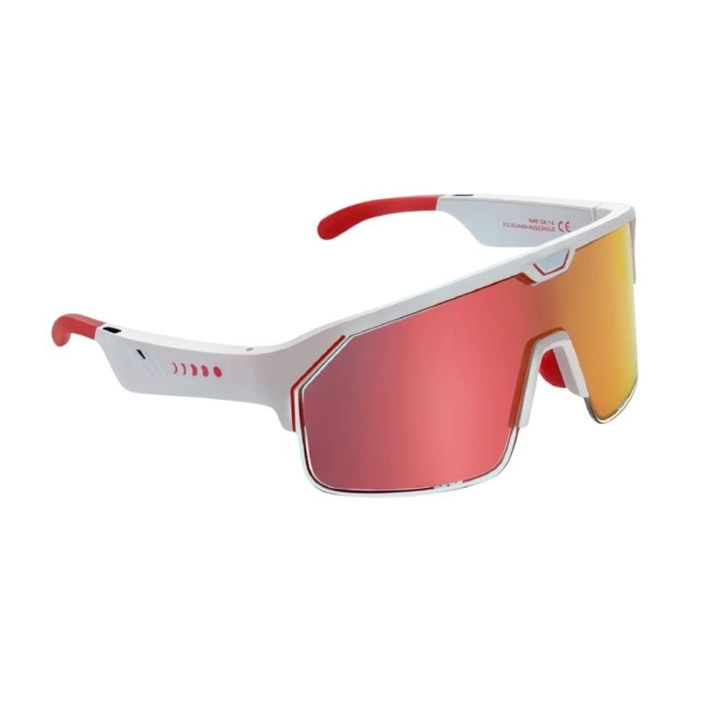 Lentes de sol Chamelo Shield Music White Fire con Audio