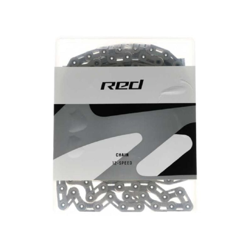 Cadena SRAM RED E1 Flattop 12v 126 Links Plata
