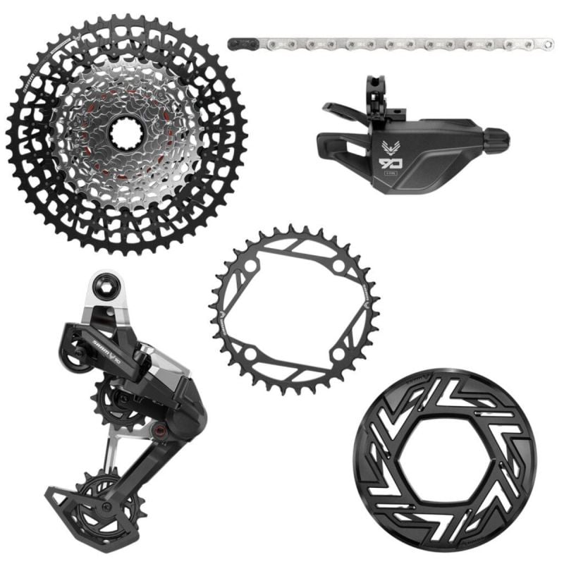 Transmisión SRAM T-Type Eagle 90 A1 E-MTB 104BCD 34T  126L XS1275 10-52T 12V