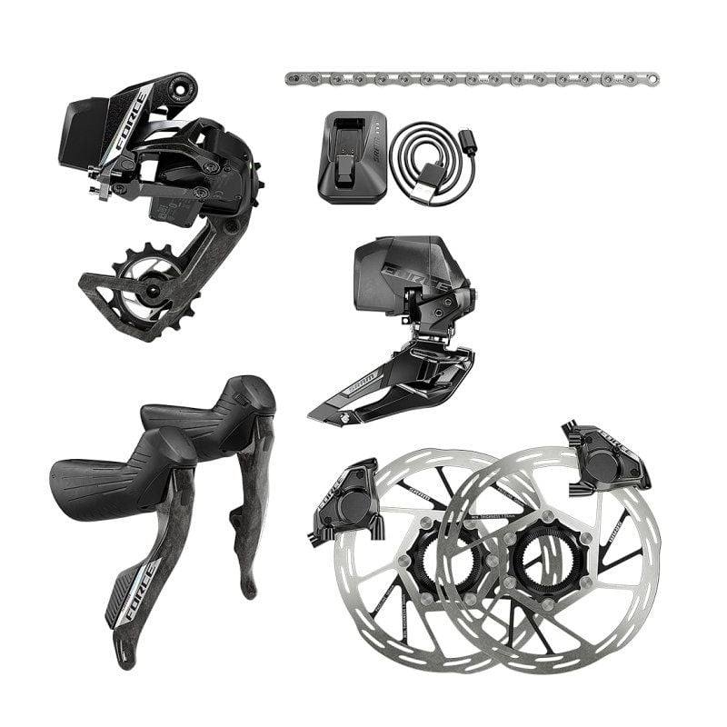 Grupo SRAM Force E1 HDR AXS Centerlock 160mm 114L